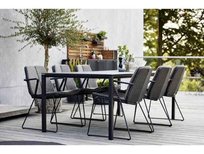 Cane-line Set Pure, Vision - Das Set besteht aus: 1 x Tisch Pure, 6 x Stapelsessel Vis... Cane-line Set Pure, Vision - Das Set besteht aus: 1 x Tisch Pure, 6 x Stapelsessel Vis... von Möbel Garten