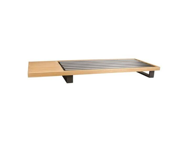 Ego Basismodul 2-Sitzer - Premium Teak, Aluminium eisengrau matt von Möbel Garten