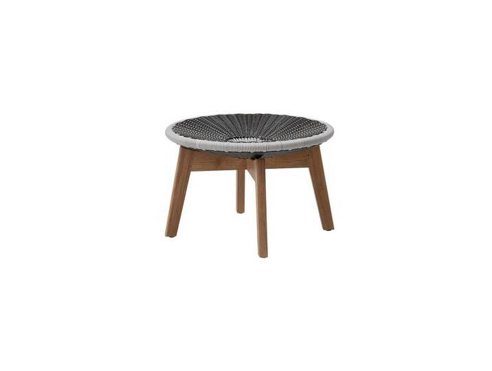 Hocker Peacock - GIT - Grey / Light grey von Möbel Garten