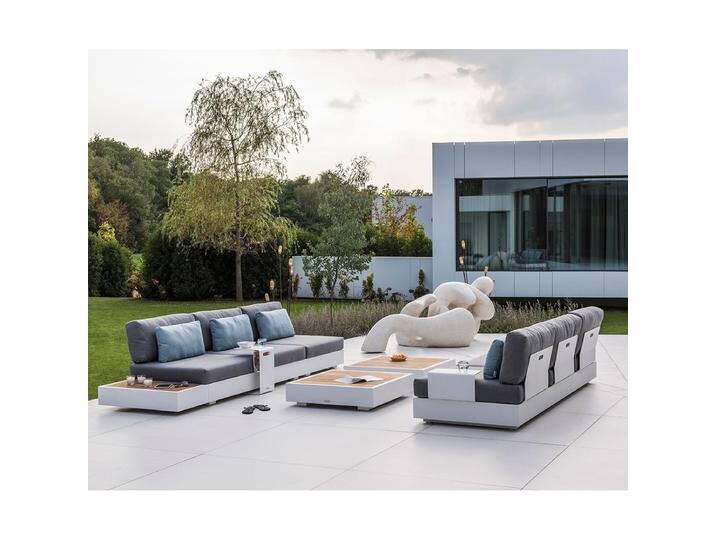 Jati & Kebon Set Loungesystem Bari I - wie abgebildet, Farbe wählbar - ohne Dekokissen von Möbel Garten