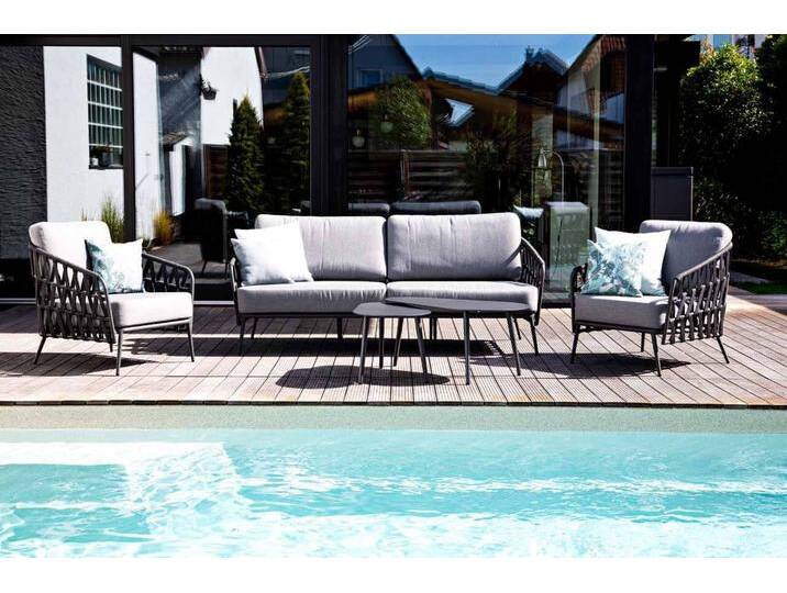 Jati & Kebon Set Loungesystem Palm I - bestehend aus 2 x Loungesessel, 1 x Loungesofa 3-Sitzer, ... Jati & Kebon Set Loungesystem Palm I - bestehend aus 2 x Loungesessel, 1 x Loungesofa 3-Sitzer, ... von Möbel Garten