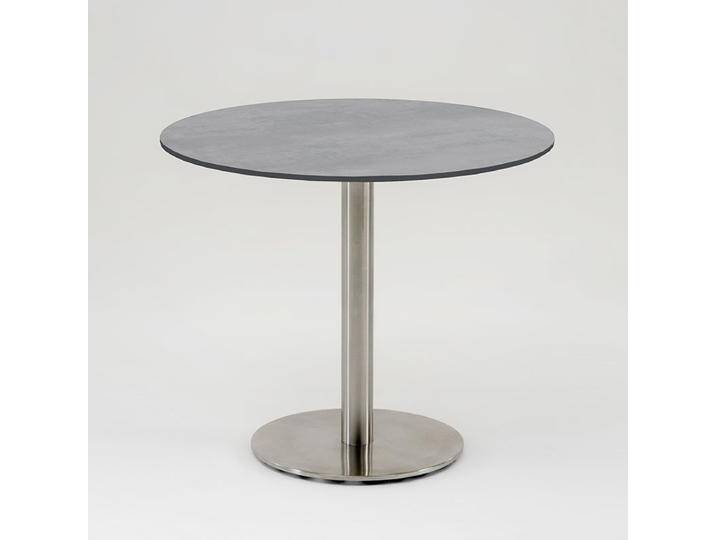 Klapptisch Bistro Edelstahl rund - 125 cm rund Teak recycled von Möbel Garten