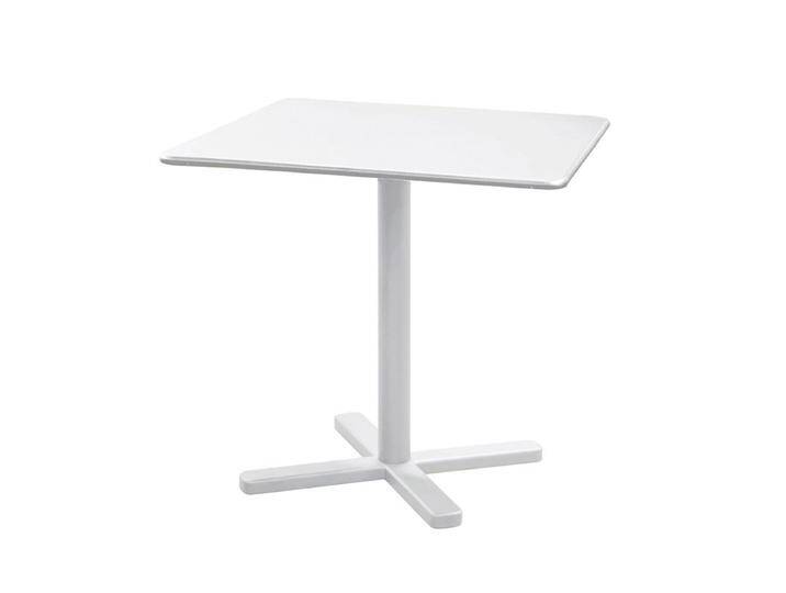 Klapptisch Darwin - 80 x 80 cm 23 - mattweiss von Möbel Garten