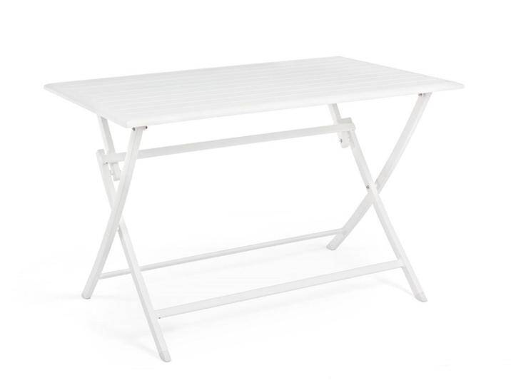 Klapptisch Elin - 110 x 70 cm weiß matt von Möbel Garten