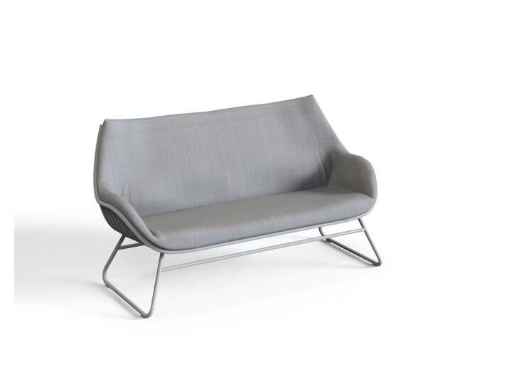 Lounge Sofa Chill - 301 - weiß standard 737 - light-grey von Möbel Garten