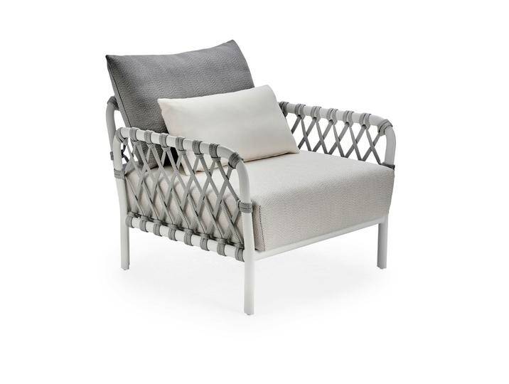 Loungesystem Caro Loungesessel - 305 - anthrazit standard 624 - hellblau von Möbel Garten