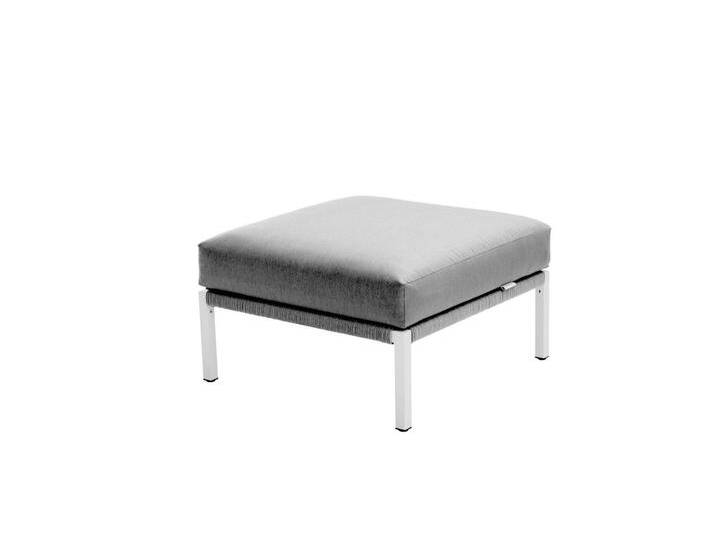 Loungesystem Club Hocker - 305 - anthrazit standard 785 - silver von Möbel Garten
