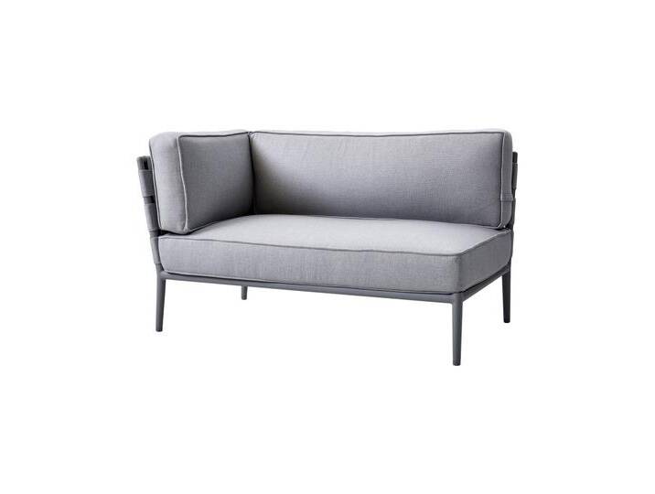 Sofamodul Conic rechts 2-Sitzer - AITL - Light grey von Möbel Garten
