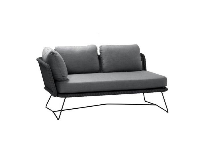 Sofamodul Horizon 2-Sitzer links - LSSG - Black von Möbel Garten