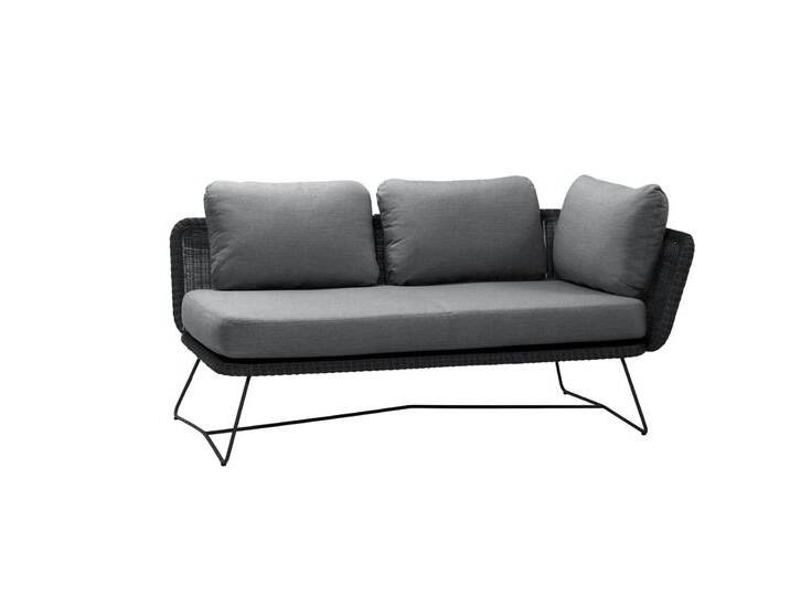 Sofamodul Horizon 2-Sitzer rechts - LSSG - Black von Möbel Garten