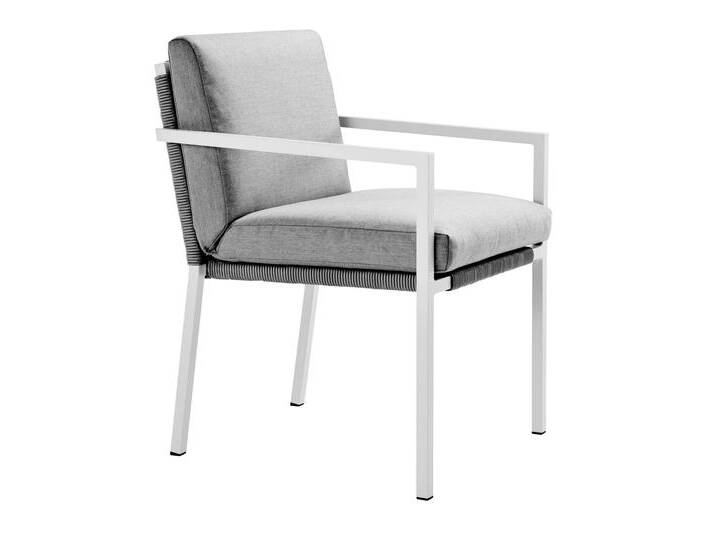 Stapelsessel Club - 305 - anthrazit standard 624 - hellblau von Möbel Garten
