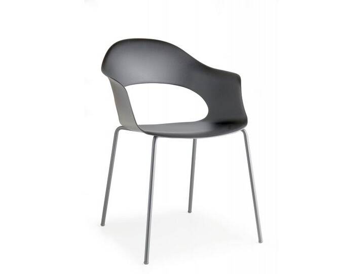 Stapelsessel Lady B - VL - linen 81 - anthracite von Möbel Garten