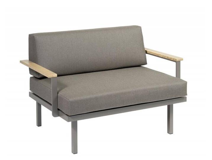 Sylt Holz Modul 100 x 84 cm Sofa - 09 - silber D09 - chalk Sylt Holz Modul 100 x 84 cm Sofa - 09 - silber D09 - chalk von Möbel Garten