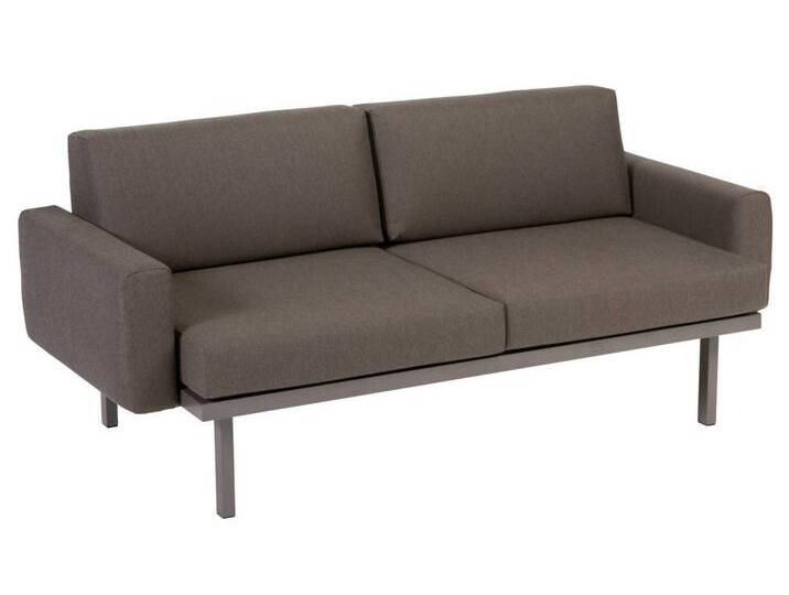Sylt Polster Modul 150 x 84 cm Sofa - 08 - grau metallic D09 - chalk von Möbel Garten