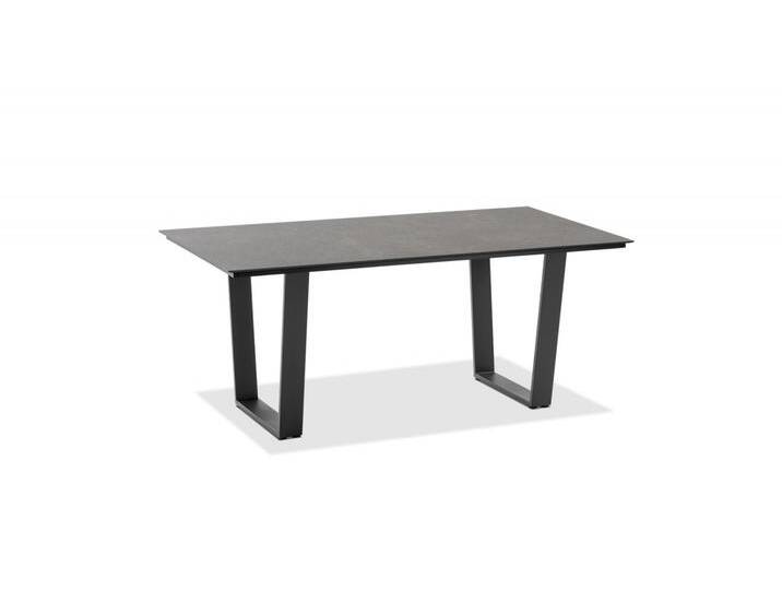 Tisch Noah Trapezkufe anthrazit - 180 x 95 cm HPL Beton-Design von Möbel Garten