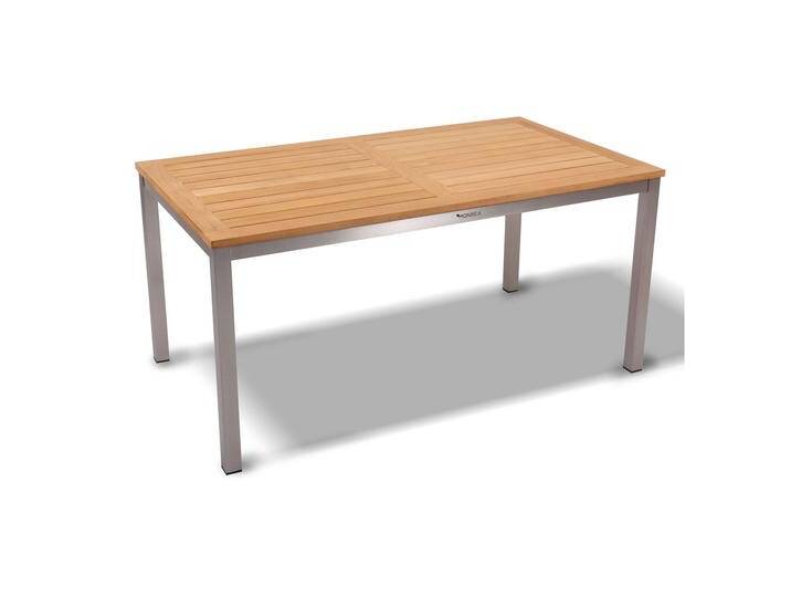Tisch Venus - 210 x 95 cm, Teak massiv, Edelstahl Tisch Venus - 210 x 95 cm, Teak massiv, Edelstahl von Möbel Garten