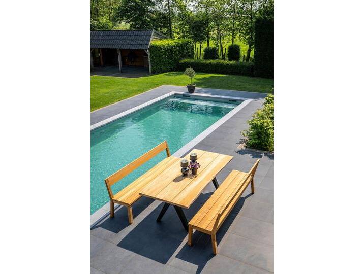 Traditional Teak Set Neo - Das Set besteht aus: 1 x Tisch Neo, 2 x Bank Neo + Schutz... Traditional Teak Set Neo - Das Set besteht aus: 1 x Tisch Neo, 2 x Bank Neo + Schutz... von Möbel Garten