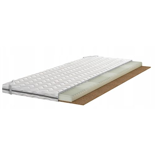 Topper 140x200cm H4-7-Zonen Matratzentopper - 6cm Kaltschaum-Topper - Atmungsaktive Matratzenauflage mit Antirutschfunktion - Matratzentopper 140x200cm - Bezug waschbar - Bett Topper 140x200 von Möbel-Gerner