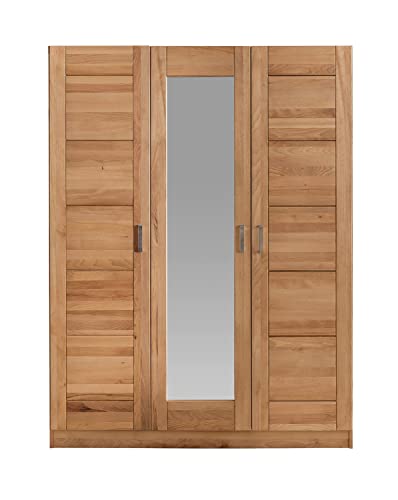 Möbel Jack Kleiderschrank - Kernbuche massiv geölt - 152 x 205 cm - 3 Türen von Möbel Jack