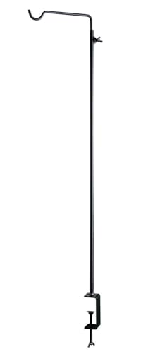Möbel Jack Deko-Tischhaken zum Klemmen - 20 x 90 cm - Metall - Schwarz - Tischstange Dekostange Tischdekorationshalter von Möbel Jack