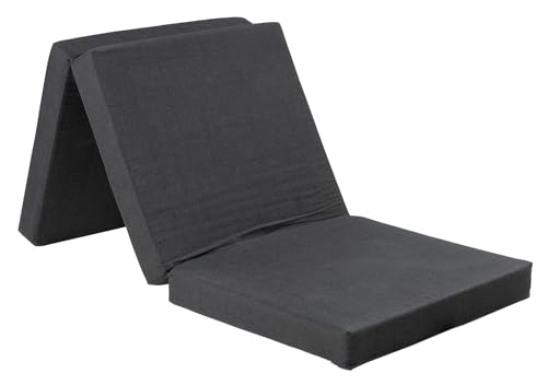 Möbel Jack Faltmatratze - Anthrazit - Mischgewebe Schaumstoff - 70 x 190 cm von Möbel Jack