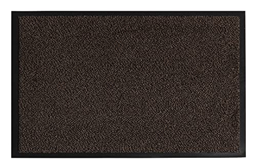 Möbel Jack Fußmatte Fußabtreter Fußabstreifer | Braun | Feuchtigkeitsabweisend | 60x80 cm von Möbel Jack