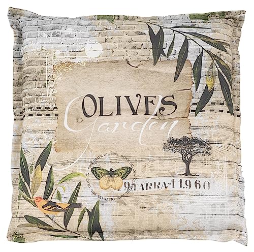 Möbel Jack Hockerauflage Stuhlkissen Sitzkissen Sitzpolster Gartenstuhlauflage | 50 x 50 x 8 cm | Grün | Olivenblättermotiv | Baumwolle Möbel Jack Hockerauflage Stuhlkissen Sitzkissen Sitzpolster Gartenstuhlauflage | 50 x 50 x 8 cm | Grün | Olivenblättermotiv | Baumwolle von Möbel Jack
