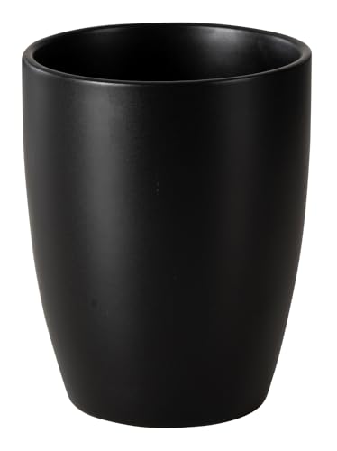 Möbel Jack Kaffeetasse Kaffeebecher Teetasse | Porzellan | Schwarz Matt | 340 ml von Möbel Jack