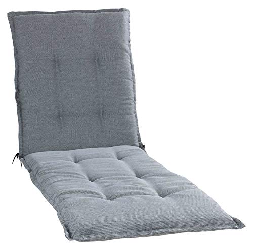 Möbel Jack Liegenauflage - 190 x 60 cm - Hellgrau - Polyester - Polsterauflagen für Sonnenliege Gartenliege Möbel Jack Liegenauflage - 190 x 60 cm - Hellgrau - Polyester - Polsterauflagen für Sonnenliege Gartenliege von Möbel Jack