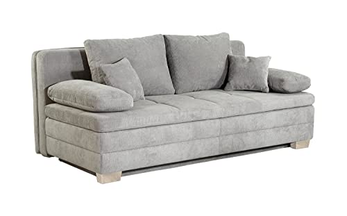 Möbel Jack Schlafsofa - Hellgrau - mit Gästebettfunktion und Bettkasten Möbel Jack Schlafsofa - Hellgrau - mit Gästebettfunktion und Bettkasten von Möbel Jack