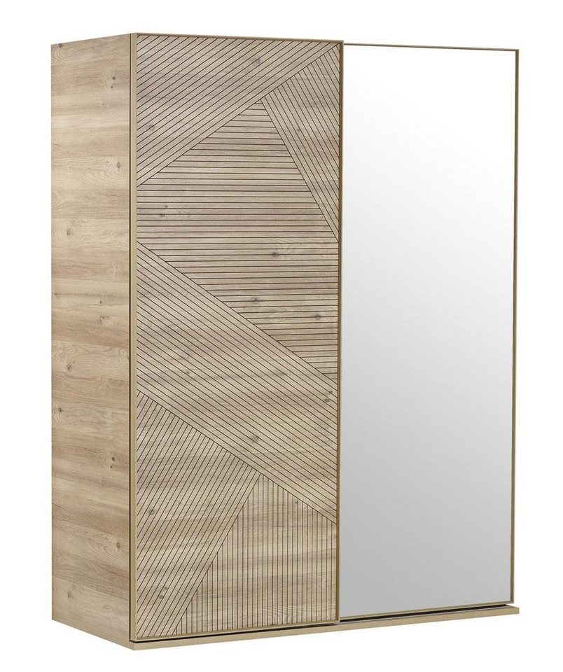 Möbel-Lux Kleiderschrank Almila Origami Schwebetüren, mit Spiegel von Möbel-Lux