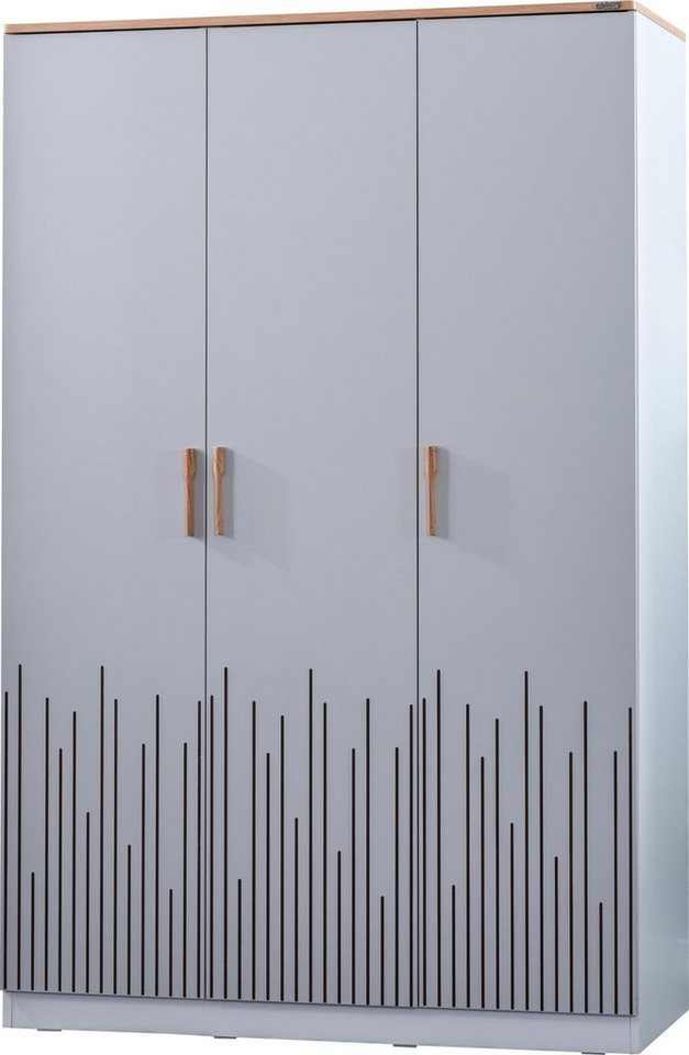 Möbel-Lux Kleiderschrank Lucas Lajivert 3-türig, 135cm Breite von Möbel-Lux