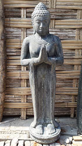 Möbel Peters Buddha Skulptur Stehend Greeting 120cm von Möbel Peters