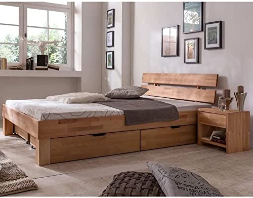 Möbel-Store24 Futonbett Schlafzimmer Bett Kernbuche massiv Holz geölt Judith 120 x 200 cm Möbel-Store24 Futonbett Schlafzimmer Bett Kernbuche massiv Holz geölt Judith 120 x 200 cm von Möbel-Store24