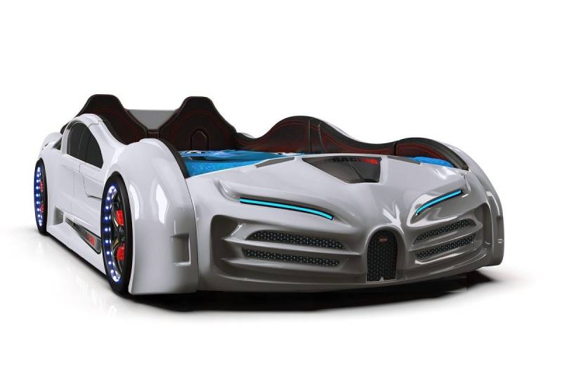Aktürk Autobett Autobett Racing XR9 Model Kinderbett mit Flügeltüren von Aktürk