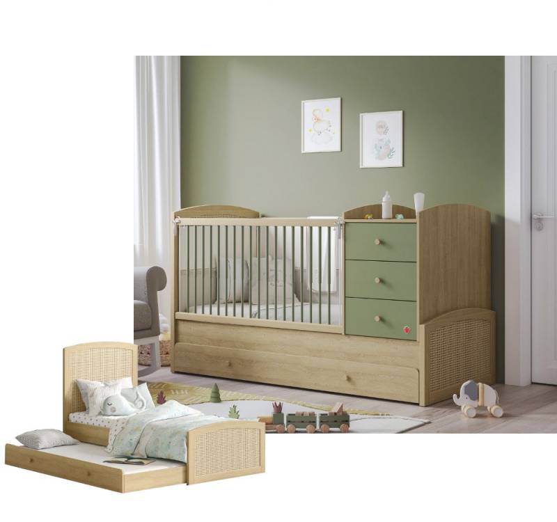 Möbel-Zeit Babybett mitwachsend, 80x130-180 cm Möbel-Zeit Babybett mitwachsend, 80x130-180 cm von Möbel-Zeit