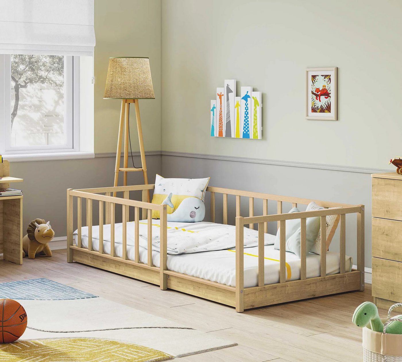 Möbel-Zeit Bett MOCHA Bodenbett, 90x190 cm Möbel-Zeit Bett MOCHA Bodenbett, 90x190 cm von Möbel-Zeit