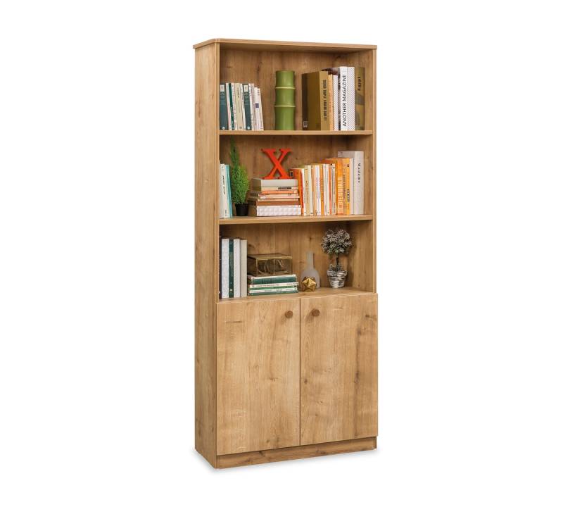 Möbel-Zeit Bücherregal MOCHA mit Türen von Möbel-Zeit