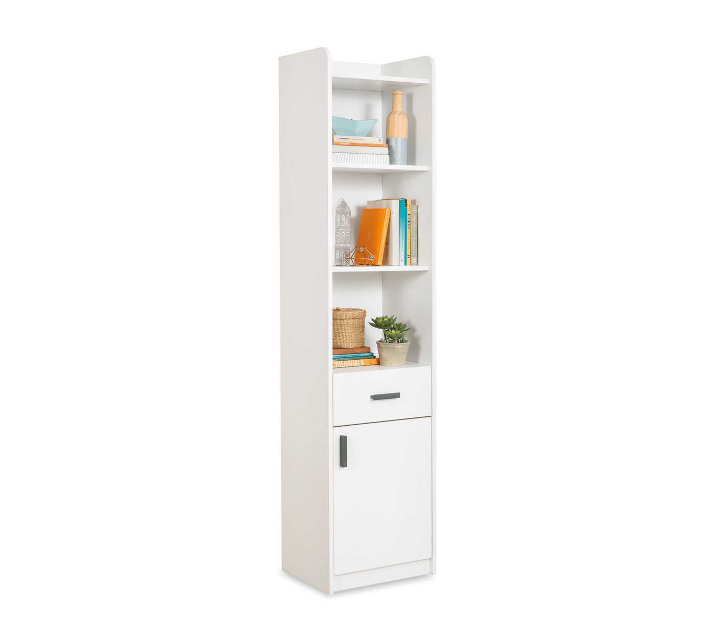 Möbel-Zeit Bücherregal WHITE mit Schublade und Tür Möbel-Zeit Bücherregal WHITE mit Schublade und Tür von Möbel-Zeit
