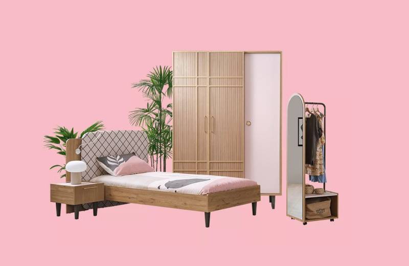 Möbel-Zeit Jugendzimmer-Set Jugendzimmer-Set ALICE, 4-teilig von Möbel-Zeit