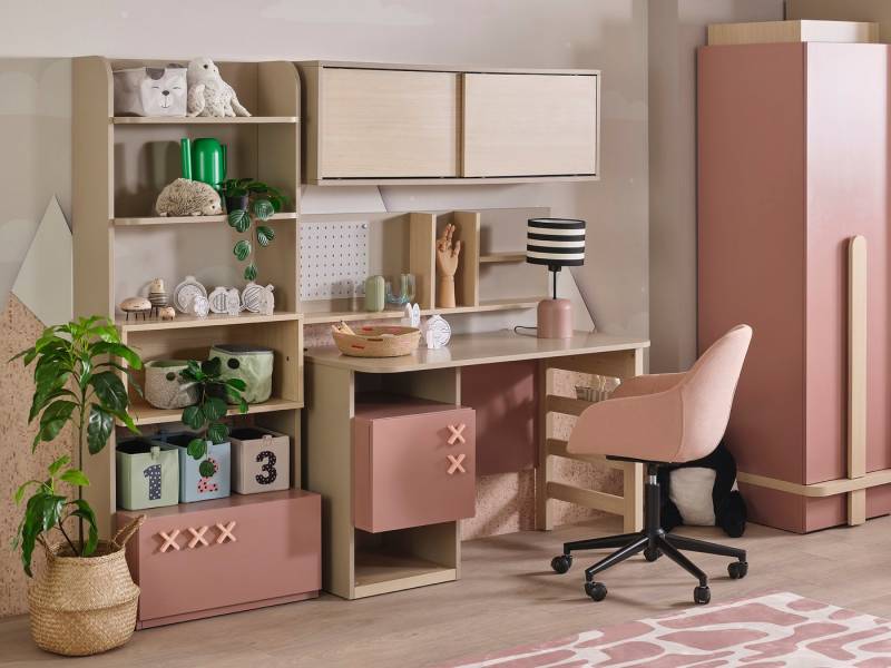 Möbel-Zeit Jugendzimmer-Set Kupa NORDIC, Kinderzimmer Set, 4-tlg. von Möbel-Zeit
