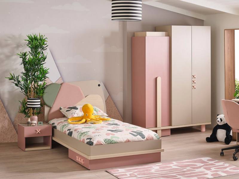 Möbel-Zeit Jugendzimmer-Set Kupa NORDIC Kinderzimmer, 3-tlg. von Möbel-Zeit