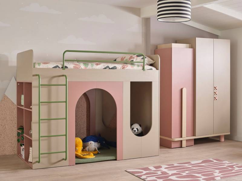 Möbel-Zeit Jugendzimmer-Set Kupa NORDIC Kinderzimmer Set, 2-tlg. von Möbel-Zeit