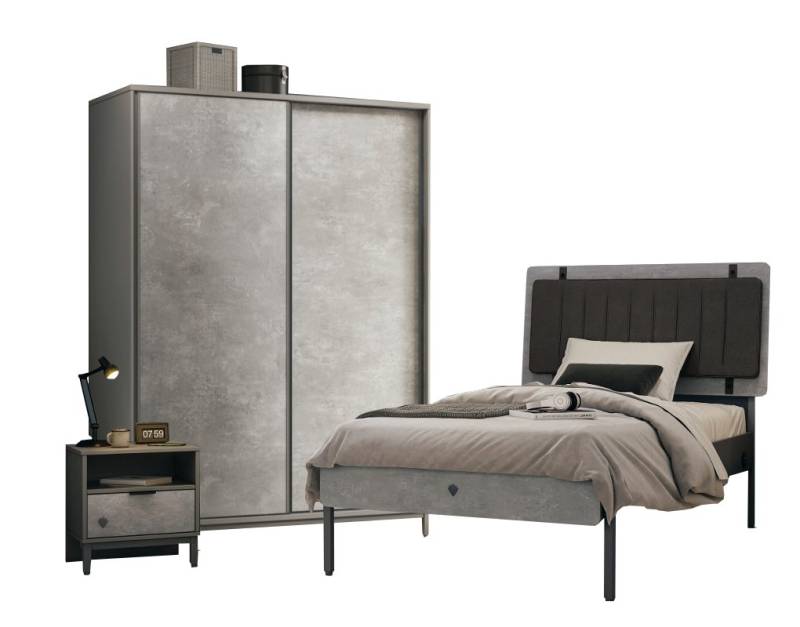 Möbel-Zeit Jugendzimmer-Set SPACE, 3-tlg., (3-tlg) von Möbel-Zeit