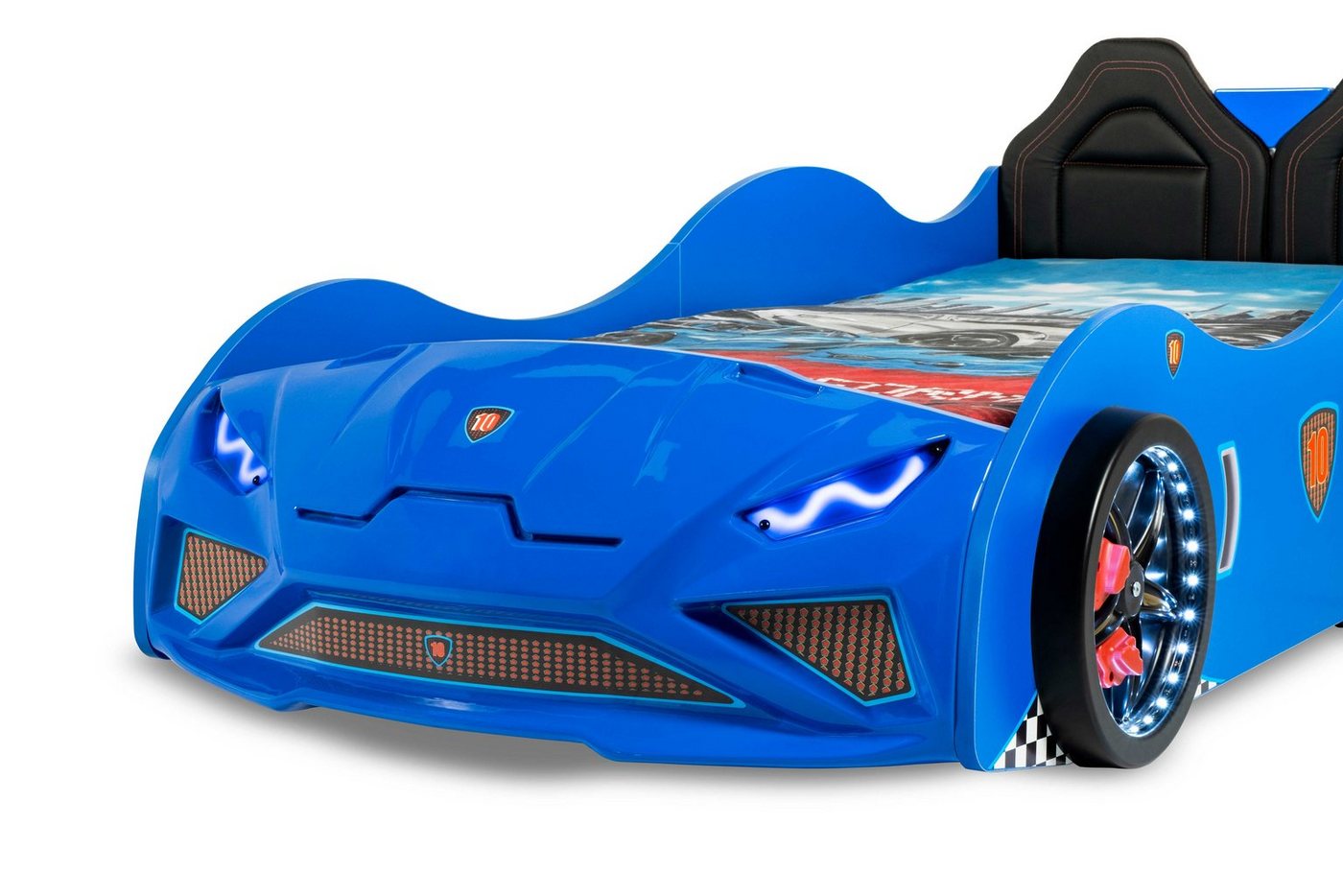 Möbel-Zeit Kinderbett Autobett Lambo RS-2 Seat mit Polster von Möbel-Zeit