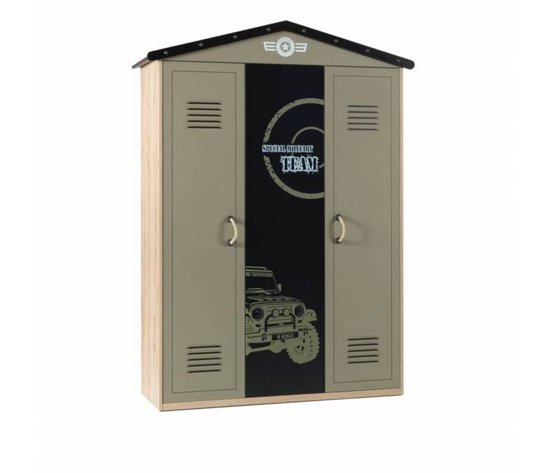 Möbel-Zeit Kinderkleiderschrank Kupa CAMP 3-türiger Kleiderschrank für Kinderzimmer Möbel-Zeit Kinderkleiderschrank Kupa CAMP 3-türiger Kleiderschrank für Kinderzimmer von Möbel-Zeit