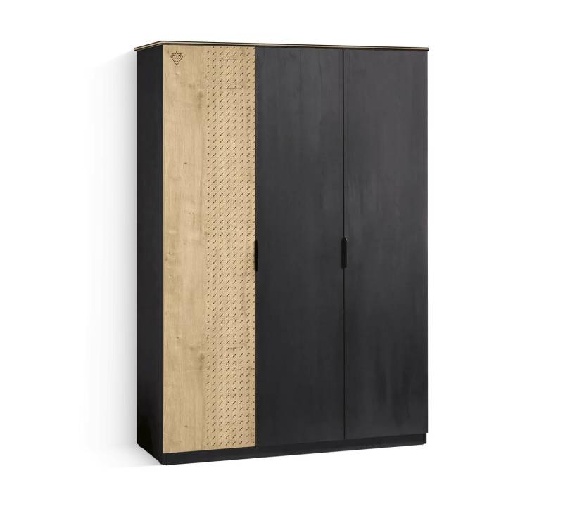 Möbel-Zeit Kleiderschrank LINE, schwarz von Möbel-Zeit