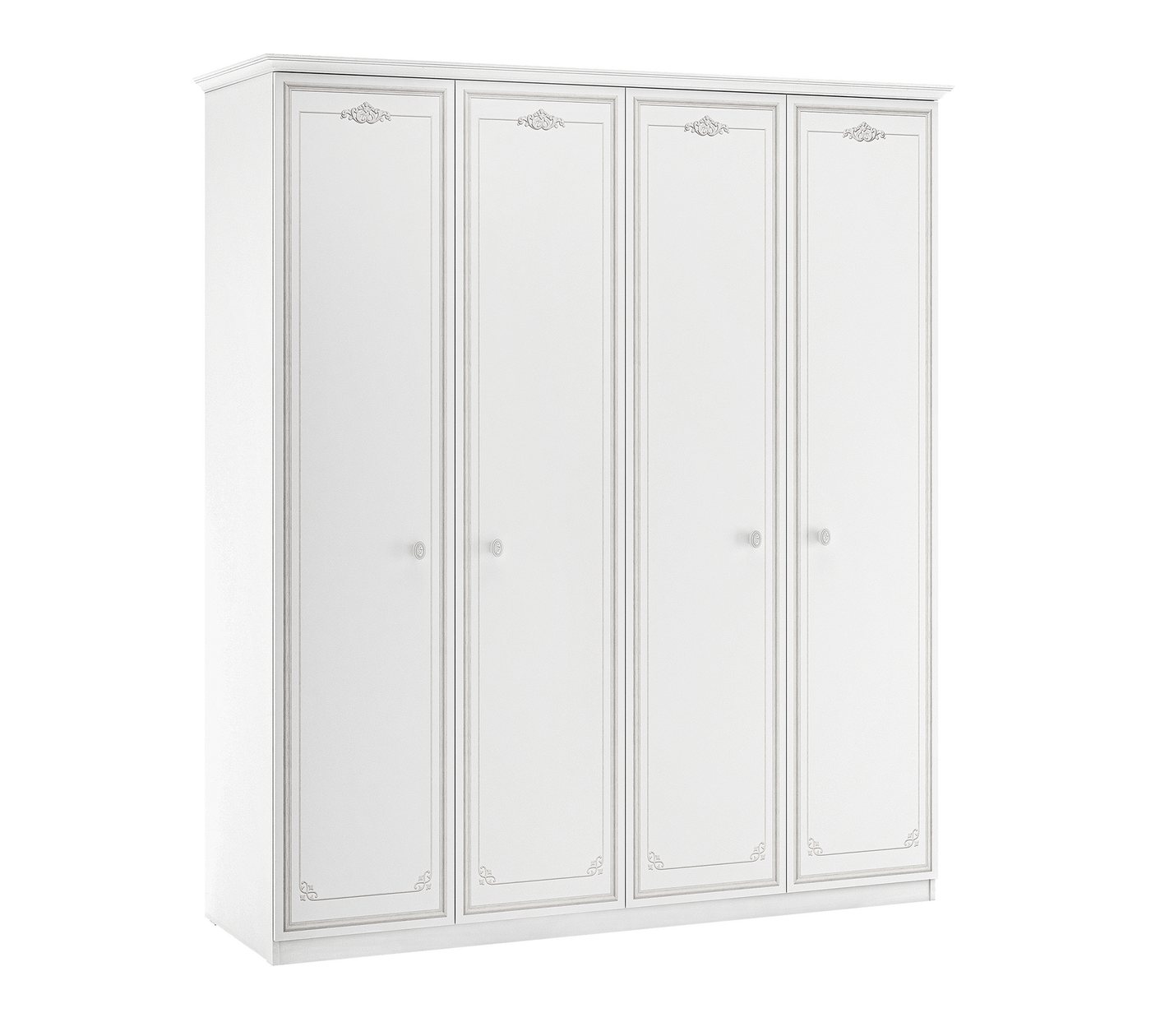 Möbel-Zeit Kleiderschrank SELENA GREY Kleiderschrank, 4-trg. von Möbel-Zeit