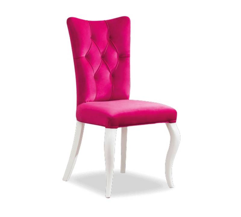 Möbel-Zeit Polsterstuhl ROSA Stuhl in Samtoptik von Möbel-Zeit