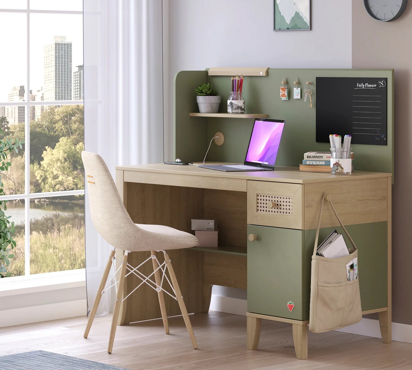 Möbel-Zeit Schreibtisch LOOF mit Schublade von Möbel-Zeit